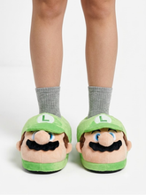 Cargar imagen en el visor de la galería, Pantuflas Mario &amp; Luigi Juvenil/Adulto - 117374
