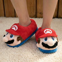 Cargar imagen en el visor de la galería, Pantuflas Mario &amp; Luigi Juvenil/Adulto - 117374
