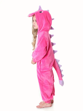 Cargar imagen en el visor de la galería, Enterizo Dinosaurio Fucsia - 117532
