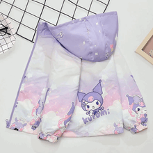Cargar imagen en el visor de la galería, Chaqueta Impermeable con capucha Kuromi - 116347
