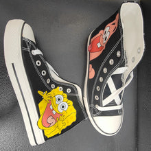 Cargar imagen en el visor de la galería, Zapato Tipo Converse Bob Esponja y Patricio - 114445
