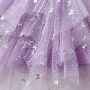 Falda Tutu Morada con estrellas - 115794