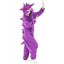 Cargar imagen en el visor de la galería, Pijama Enterizo Gengar Juvenil/Adulto - 115346 Unisex
