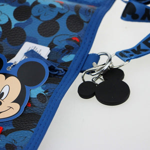 Billetera Smiggle Mickey semi cuero con tira - 114792