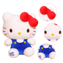 Cargar imagen en el visor de la galería, Peluche Kitty Clásico Lazo Rojo 60cm - 116751
