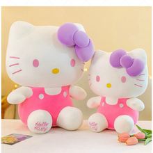 Cargar imagen en el visor de la galería, Peluche Kitty Clasico Lazo Morado 35cm - 116749
