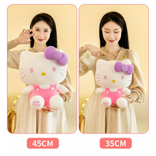 Cargar imagen en el visor de la galería, Peluche Kitty Clasico Lazo Morado 35cm - 116749
