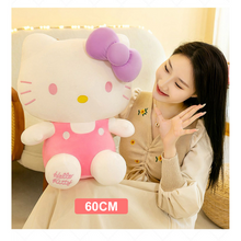 Cargar imagen en el visor de la galería, Peluche Kitty Clasico Lazo Morado 35cm - 116749
