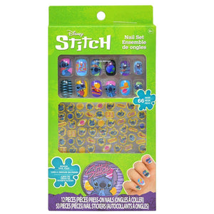 Set de uñas Stitch con calcomanias - 115119