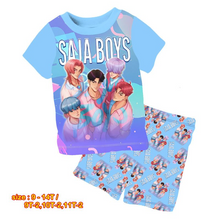 Cargar imagen en el visor de la galería, Pijama K-pop Franela y Short - 117376
