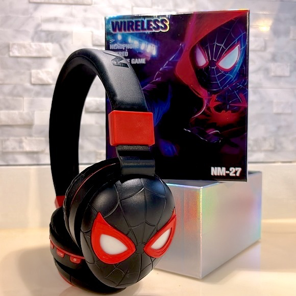 Audífonos Spiderman Bluetooth Inalámbricos Negro - 116713