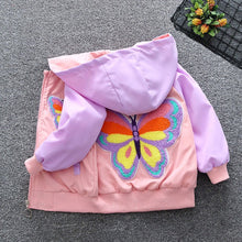 Cargar imagen en el visor de la galería, Chaqueta Mariposa con Capucha - 114854
