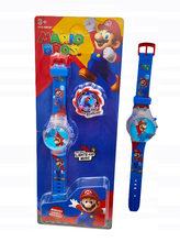 Cargar imagen en el visor de la galería, Reloj Mario con luz y sonido - 117342
