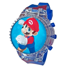 Cargar imagen en el visor de la galería, Reloj Mario con luz y sonido - 117342
