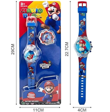 Cargar imagen en el visor de la galería, Reloj Mario con luz y sonido - 117342
