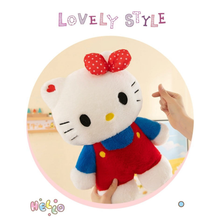 Cargar imagen en el visor de la galería, Peluche Kitty con B raga Roja - 116756 40cm
