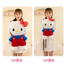 Cargar imagen en el visor de la galería, Peluche Kitty con B raga Roja - 116756 40cm
