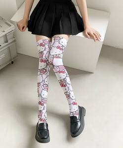 Medias Largas Kitty Juveniles - 116893