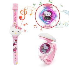 Cargar imagen en el visor de la galería, Reloj Kitty con Luz y Sonido - 117046
