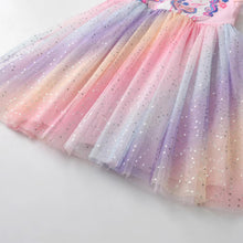 Cargar imagen en el visor de la galería, Vestido Vikita Unicornio Falda Arco iris- 115821
