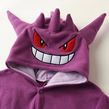 Cargar imagen en el visor de la galería, Pijama Enterizo Gengar Niñ@ - 115345 unisex
