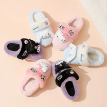 Cargar imagen en el visor de la galería, pantuflas Kuromi  tipo Cholas - 116761
