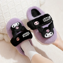 Cargar imagen en el visor de la galería, pantuflas Kuromi  tipo Cholas - 116761
