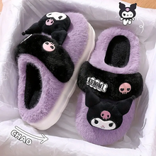 Cargar imagen en el visor de la galería, pantuflas Kuromi  tipo Cholas - 116761
