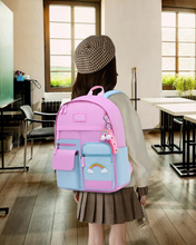 Cargar imagen en el visor de la galería, Morral Bolsillos Arco Iris  38cm - 77085
