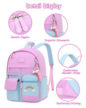 Cargar imagen en el visor de la galería, Morral Bolsillos Arco Iris  38cm - 77085
