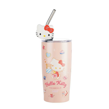 Cargar imagen en el visor de la galería, Vaso Kitty Acrilico con tapa y Pitillo 600ml - 117056
