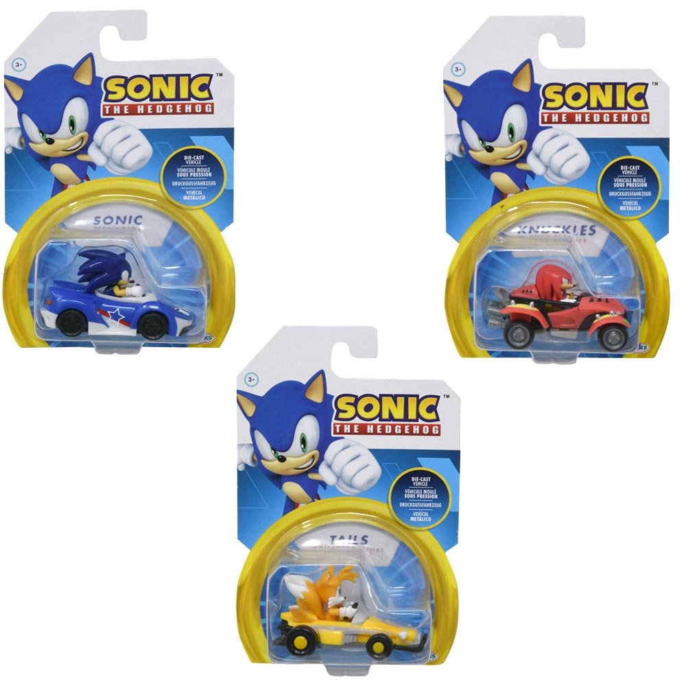 Vehiculo Sonic y Personajes, Escala 1:64 - 114255