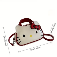 Cargar imagen en el visor de la galería, Cartera Kitty Rostro  20cm - 117063
