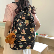 Cargar imagen en el visor de la galería, Morra Capibara Negro con Peluche  44cm - 116702
