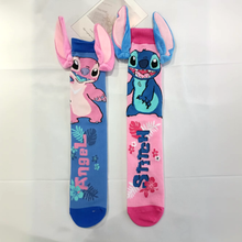Cargar imagen en el visor de la galería, Medias Largas 3D Stitch &amp; Angela el par - 117252
