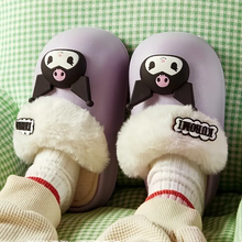 Cargar imagen en el visor de la galería, Pantuflas tipo Crocs Kuromi con Tela - 116904
