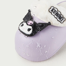 Cargar imagen en el visor de la galería, Pantuflas tipo Crocs Kuromi con Tela - 116904
