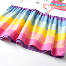 Cargar imagen en el visor de la galería, Vestido Vikita Algodon con Capucha Unicornio Multicolor - 115808
