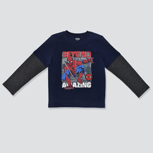 Franela Spiderman manga larga- 116049