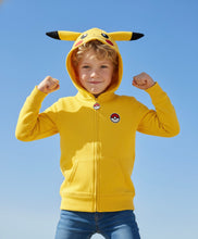 Cargar imagen en el visor de la galería, Suéter con Capucha y Cierre Pikachu - 116963
