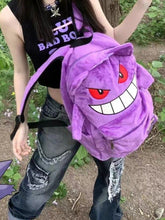 Cargar imagen en el visor de la galería, Morral Peluche Gengar 42cm -115013
