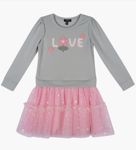 Vestido Manga Larga tipo Sueter Love - 116574