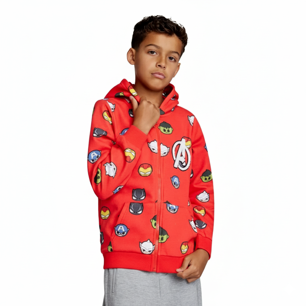 Chaqueta Suéter Marvel Roja con capucha - 116945