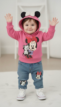 Cargar imagen en el visor de la galería, Conjunto Minnie Sueter capucha con Leggins - 116949
