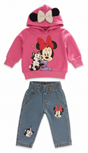 Cargar imagen en el visor de la galería, Conjunto Minnie Sueter capucha con Leggins - 116949
