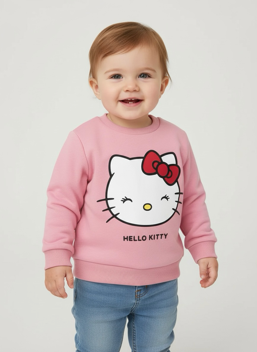 Conjunto Kitty de Sueter y Leggins de Jeans - 116949