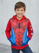 Cargar imagen en el visor de la galería, Sueter Spiderman con capucha - 117434
