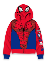 Cargar imagen en el visor de la galería, Sueter Spiderman con capucha - 117434
