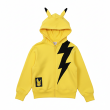 Cargar imagen en el visor de la galería, Suéter con Capucha y Cierre Pikachu - 116963
