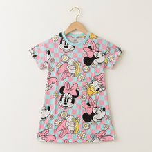Cargar imagen en el visor de la galería, Vestido Minnie y Daisy de algodón - 117495
